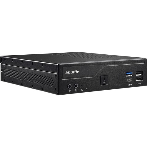 Shuttle XPC slim DH610S Barebone System - Slim PC - Socket LGA-1700 - 1 x Processor Support - Intel H610 Chip - 64 GB DDR4