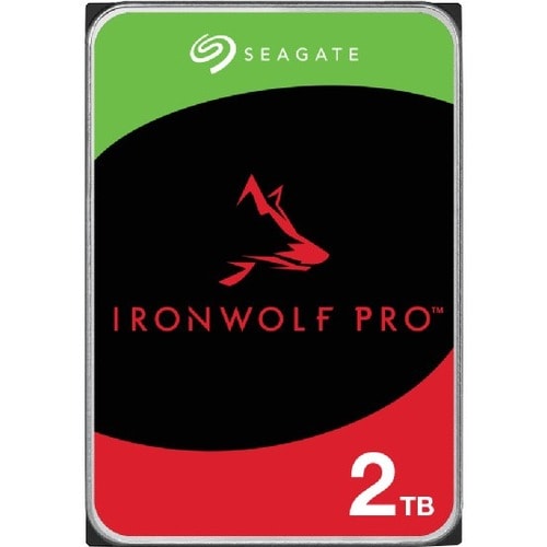 Seagate IronWolf Pro ST2000NT001 2 TB Hard Drive - 3.5" Internal - SATA (SATA/600) - Conventional Magnetic Recording (CMR)
