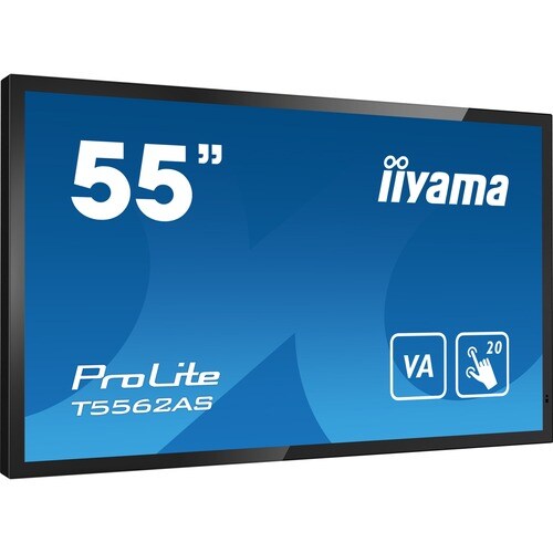 iiyama ProLite T5562AS-B1 55 Zoll Class LCD-Touchscreen-Monitor - 16:9 Format - 8 ms Reaktionszeit - 138,7 cm (54,6 Zoll) 