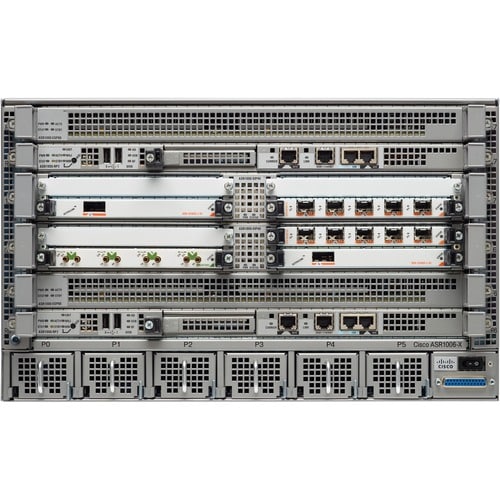 Cisco ASR 1000 ASR 1006-X Router Chassis - 18 - Rack-mountable