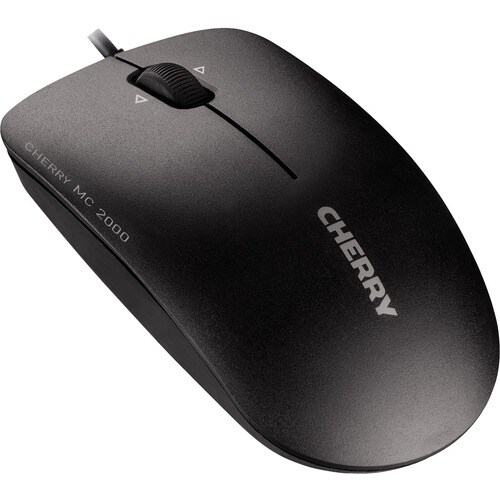 Mouse CHERRY MC 2000 - USB - Infrarossi - 3 Pulsante(i) - Nero - Cavo - 1600 dpi - Rotella Di Inclinazione - Simmetrico