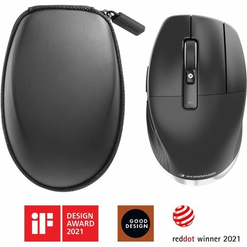 3Dconnexion CadMouse Pro Wireless - The Precision Ergonomic Mouse for CAD Professionals - Full-size Mouse - Optical - Wire