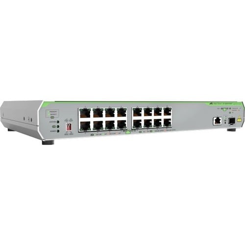 Conmutador Ethernet Allied Telesis CentreCOM GS910/XST GS910/18XST 17 - Gigabit Ethernet, 10 Gigabit Ethernet - 10/100/100