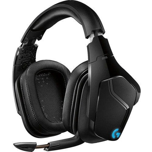 Logitech G933S 无线 头戴式 立体声 游戏用头戴式耳机 - 双声道 - 耳罩 - 2000 cm - Bluetooth/RF - 39 欧姆 - 20 Hz 到 20 kHz - 单向 麦克风 - 迷你手机（3.5毫米）