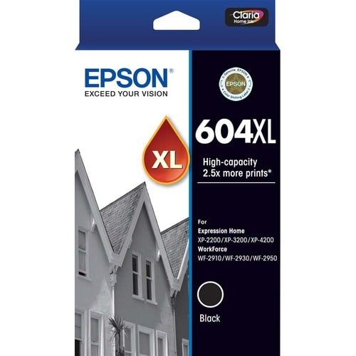 Epson 604XL Original Inkjet Ink Cartridge - Black Pack - 500 Pages