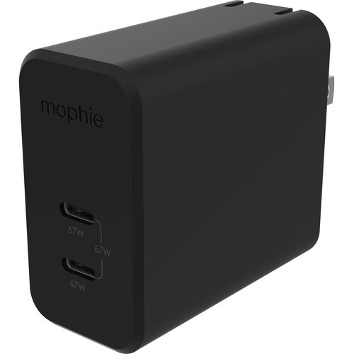 mophie speedport 67 - 67W GaN fast wall charger - 67 W - Black