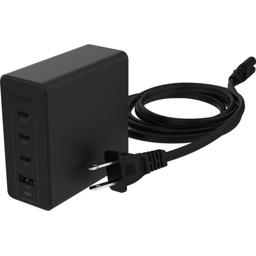 mophie speedport 120 120W 4-port GaN fast charger for Laptops, Smartphones, Tablets, USB-C and USB-A devices - The speedpo