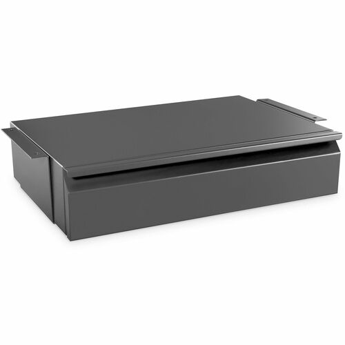 Digitus Schublade - 5 kg Belastbarkeit - 513 mm Breite x 480 mm Tiefe x 108 mm Höhe - Stahl - Mattschwarz - 1 - Stabil
