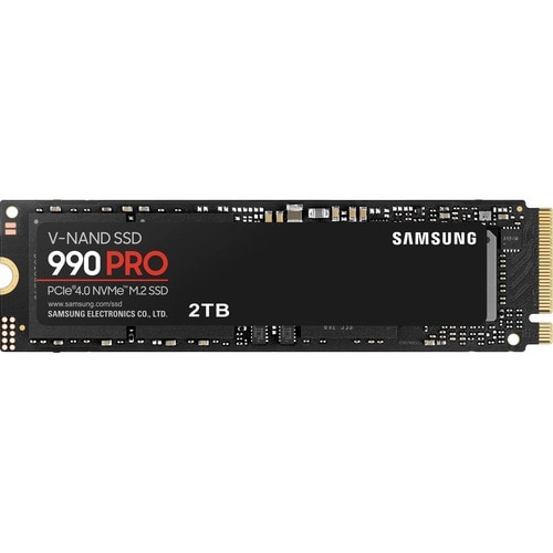 Samsung 990 PRO 2 TB Solid State Drive - M.2 2280 Internal - PCI Express NVMe (PCI Express NVMe 4.0 x4) - Desktop PC, Gami