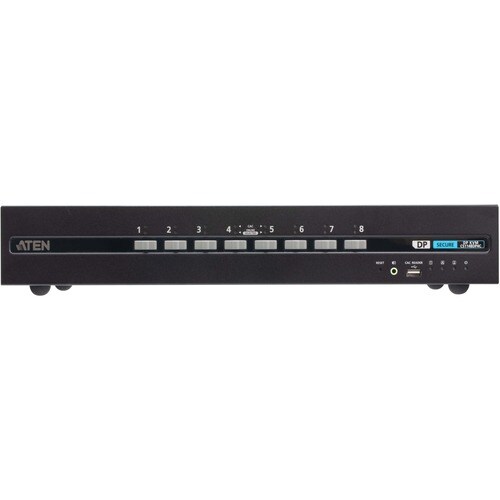 ATEN Secure CS1148DP4C KVM Switchbox - 8 Computer(s) - 1 Local User(s) - 3840 x 2160 - 50 Hz, 60 Hz - 19 x USB - 18 x Disp