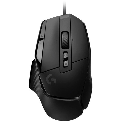 Logitech G G502 X Gaming Mouse - USB Type A - Optical - 13 Button(s) - 13 Programmable Button(s) - Black - 25600 dpi - Scr