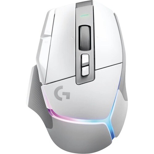 Logitech G G502 X PLUS Gaming Mouse - Radio Frequency - USB Type A - Optical - 13 Button(s) - White - Cable/Wireless - 2.4