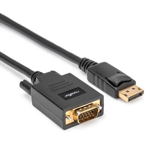 Rocstor DisplayPort/VGA Video Cable - 15 ft DisplayPort/VGA Video Cable for Video Device, TV, Projector, Notebook, Desktop