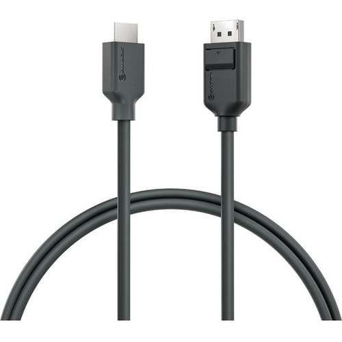 Alogic Elements 1 m DisplayPort/HDMI A/V Cable - 1 / Pack - Cable for Notebook, Audio/Video Device, Projector - First End: