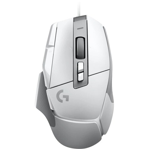 Logitech G G502 X Gaming Mouse - USB Type A - Optical - 13 Button(s) - 13 Programmable Button(s) - White - 25600 dpi - Scr