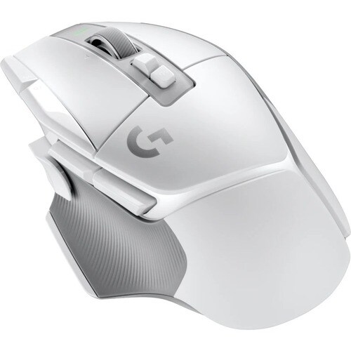 Logitech G G502 X Mouse - USB - Optical - 13 Button(s) - 13 Programmable Button(s) - White - Cable/Wireless - 25600 dpi - 