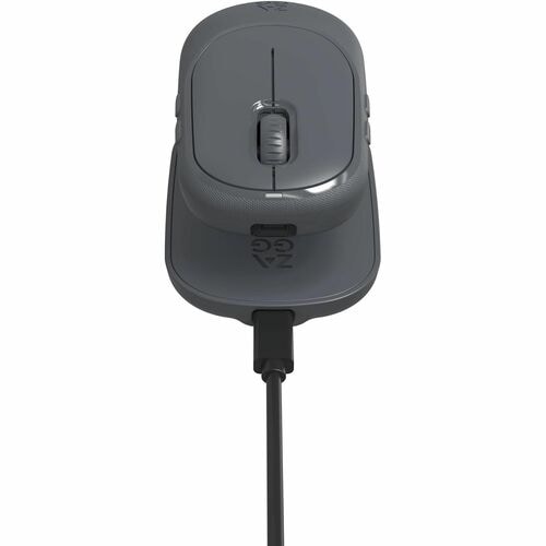 ZAGG Pro Mouse - Bluetooth, Universal - Grey - Bluetooth Mouse that can pair to multiple devices at once, Charge by either