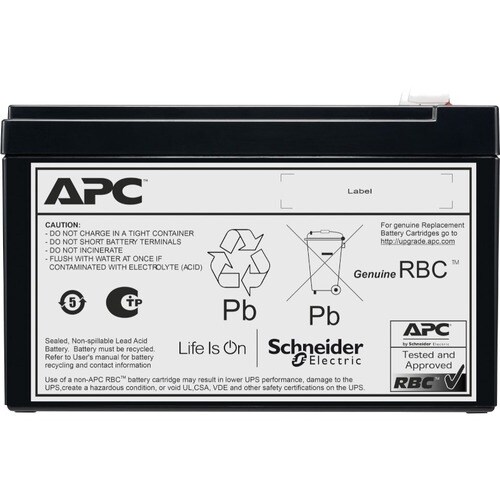 Armadio per batteria APC by Schneider Electric - 7000 mAh - 12 V DC - Piombo-acido sigillata (VRLA) - Regolata tramite val