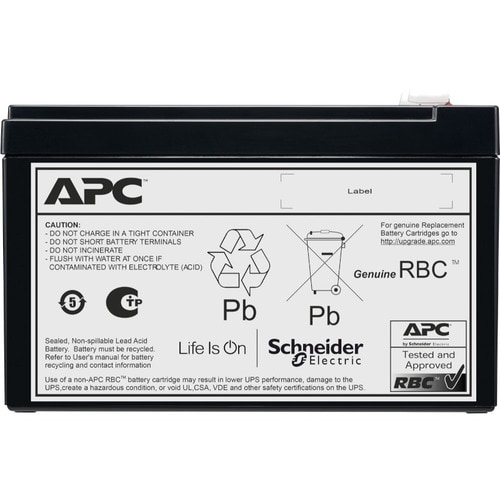 APC by Schneider Electric Battery Cabinet - 7000 mAh - 12 V DC - Sealed Lead Acid (VRLA) - Valve-regulated