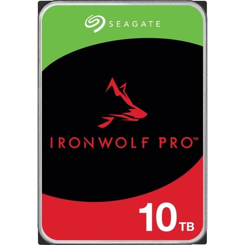 Seagate IronWolf Pro ST10000NT001 10 TB Disco rígido - 3,5" Interno - SATA (SATA/600) - Gravação magnética convencional (C