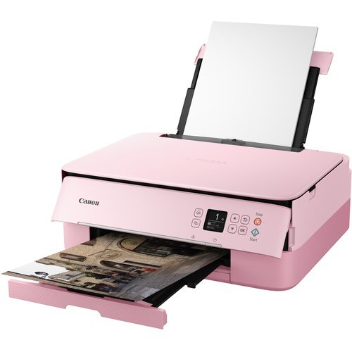 Canon PIXMA TS5370A Wireless Inkjet Multifunction Printer - Colour - Pink - Copier/Printer/Scanner - 4800 x 1200 dpi Print