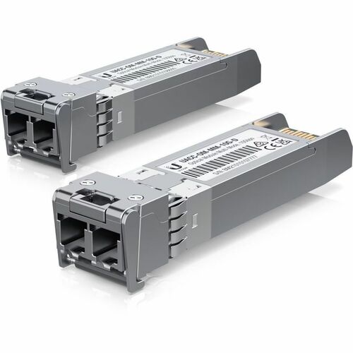 Ubiquiti SFP+ Module - For Data Networking, Optical Network - 2 x LC Duplex Network - Optical Fiber - Multi-mode - 10 Giga