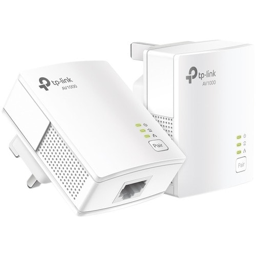 TP-Link TL-PA717 KIT Powerline Netzwerkadapter - 1 x Netzwerk (RJ-45) - 1000 Mbit/s Stromleitung - 300 m Reichweite unters