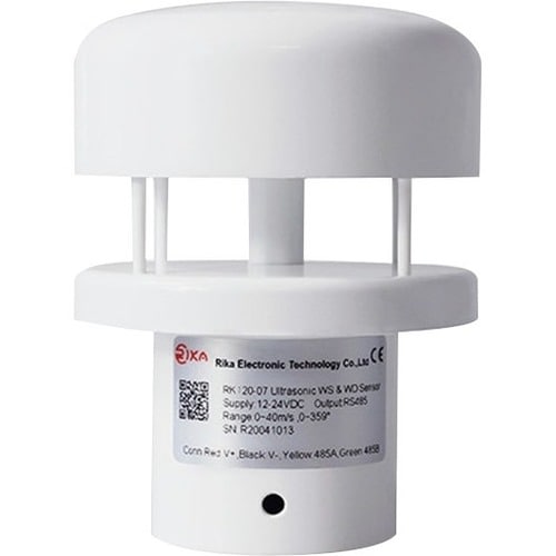 Rika RK120-07 Mini Ultrasonic Anemometer, Ultrasonic Wind Speed Direction Sensor - Anemometer - Wind Speed, Wind Direction