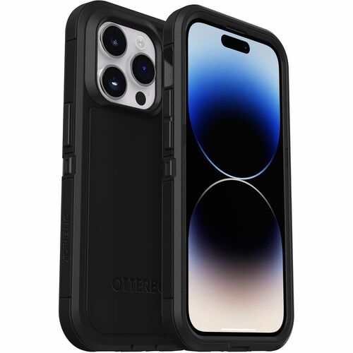 OtterBox Defender Series XT Rugged Case for Apple iPhone 14 Pro Smartphone - Black - Drop Resistant, Dirt Resistant, Scrap
