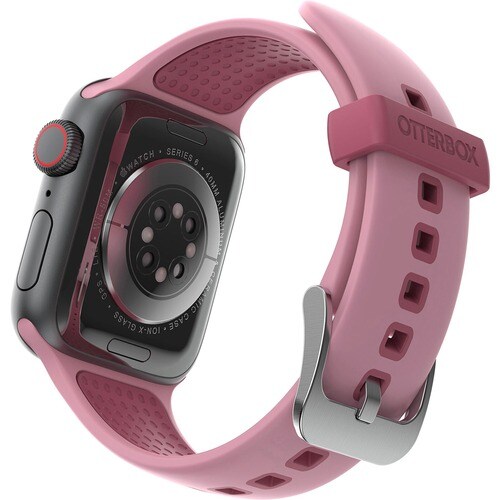 OtterBox Adjustable Watch Strap - Buckle Attachment - Pink - Silicon, Stainless Steel