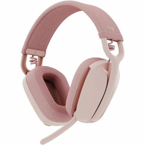 Logitech Zone Vibe 100 Kabellos Kopfbügel, Auf den Ohren, Über das Ohr Stereo Headset - Rose - Binaural - Ohrumschließend 