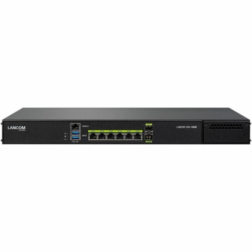 Lancom ISG-5000 Router - 6 Anschlüsse - 1 RJ-45 Port(s) - 5 WAN Port(s) - Management-Port - 2 SFP+ Steckplätze - 10 Gigabi