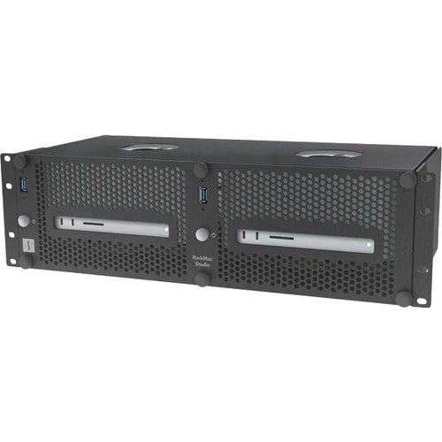 Sonnet RackMac Studio - For Computer, Solid State Drive, Server - 3U Rack Height - Rack-mountable - Steel