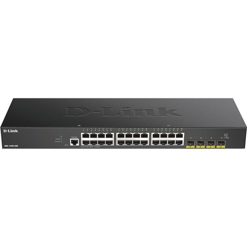 D-Link DGS-1250 DGS-1250-28X 24 Ports Manageable Ethernet Switch - Gigabit Ethernet, 10 Gigabit Ethernet - 1000Base-T, 10G
