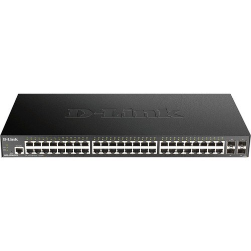 D-Link DGS-1250 DGS-1250-52X 48 Ports Manageable Ethernet Switch - Gigabit Ethernet, 10 Gigabit Ethernet - 1000Base-T, 10G