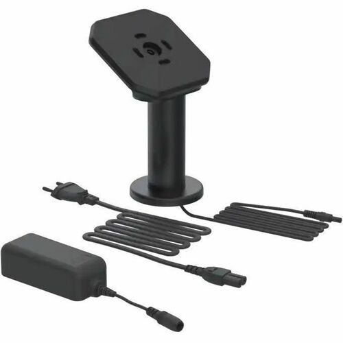 SpacePole Docking Cradle for POS Terminal, Tablet PC - Charging Capability - Black - Wall Mount, Countertop