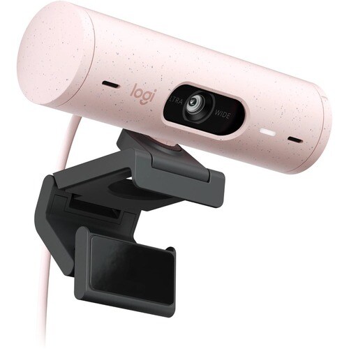 Logitech BRIO 500 - Webcam - 4 Megapixel - 60 fps - Rose - USB-Typ C - 1920 x 1080 Pixel Videoauflösung - Autofokus - 90° 