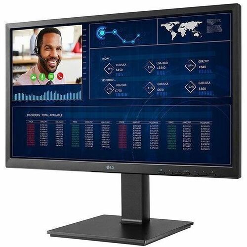 LG 24CQ650N-6N All-in-One Thin Client Celeron N5105 Quad-core (4 Core) 2 GHz - Matte Black - Intel Chip - 4 GB RAM DDR4 SD