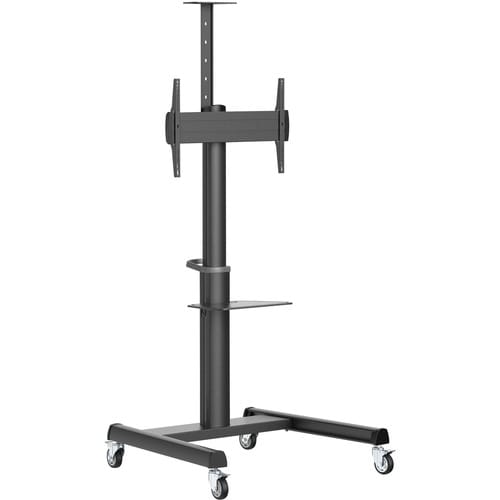 Eaton Tripp Lite Series Safe-IT Heavy-Duty Rolling Cart for 37" to 70" Displays, UL Certified, Antimicrobial Protection - 