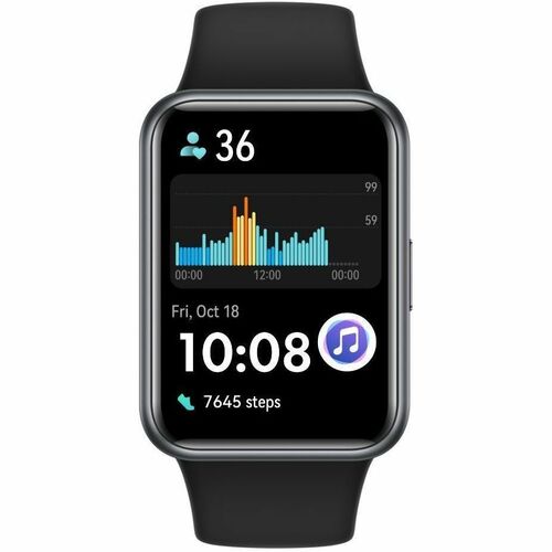 Huawei WATCH FIT 2 Smartwatch - Quadratisch Case Shape - Mitternacht, Schwarz Case Color - Schwarz Band Color - Polymer Ca
