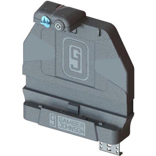 Station d'accueil Gamber-Johnson Goupille à ressort (pogo pin) Durci pour Tablette PC - 2 x USB 2.0 - 1 x Ports RJ-45 - Ré