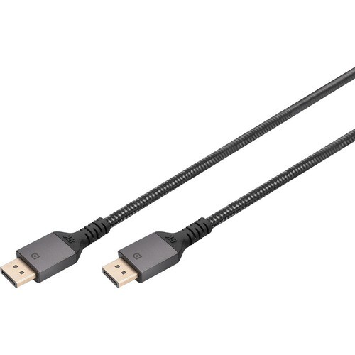 Digitus 8K DisplayPort Anschlusskabel 1.4 Version. Kabellänge: 2 m, Anschluss 1: DisplayPort, Anschluss 2: DisplayPort. Ka