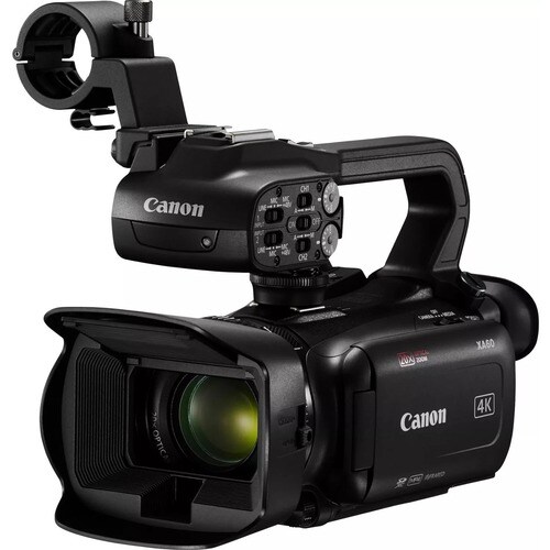 Canon XA60 Professional Digital Camcorder - 8.9 cm (3.5") LCD Touchscreen - 1/2.3" CMOS - 4K - 21.1 Megapixel Video - MP4,