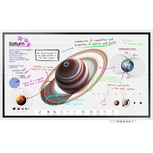 Samsung Flip Pro WM65B 1651 mm 4K UHD LCD Exibição de colaboração - Cortex A72 1,70 GHz - 3,50 GB DDR4 SDRAM - Infravermel