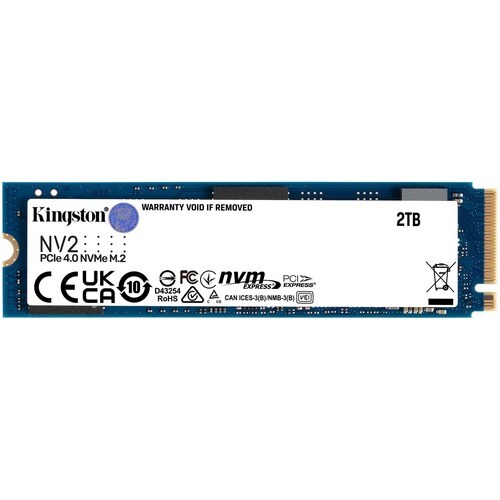 Kingston Solid State-Laufwerk - M.2 2280 Intern - 2 TB - PCI Express NVMe (PCI Express NVMe 4.0 x4) - Desktop-PC, Notebook
