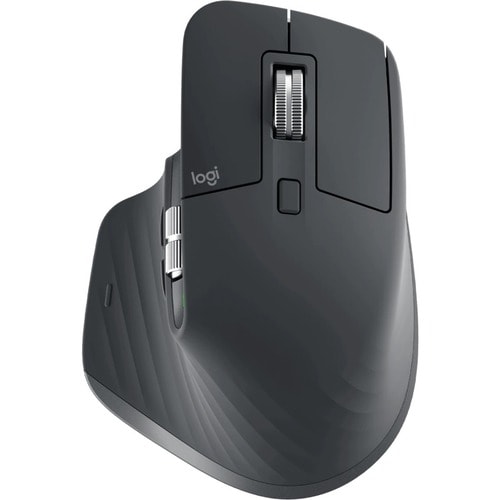 Logitech MX MASTER 3S Full-size Maus - Bluetooth - USB Typ-A - Darkfield - 7 Taste(n) - Graphit - Kabellos - wiederaufladb