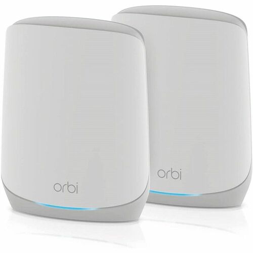 Netgear Orbi RBK762S Wi-Fi 6 IEEE 802.11 a/b/g/n/ac/ax Ethernet Drahtlos Router - Triband - 2,40 GHz ISM-Band - 5 GHz UNII