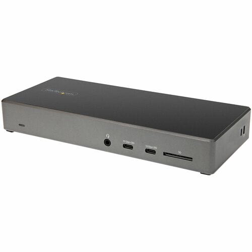 StarTech.com Docking Station USB C - Dock USB Tipo C de 3 Monitores 4K con DP 1.4 y DSC, 2x DP y 1x HDMI , PD de 100W, 6x 