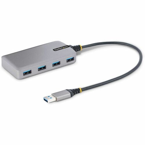 StarTech.com USB Hub - USB 3.2 (Gen 1) Type A - Portable - Space Gray - UASP Support - 5 Total USB Port(s) - PC, Mac, Chro