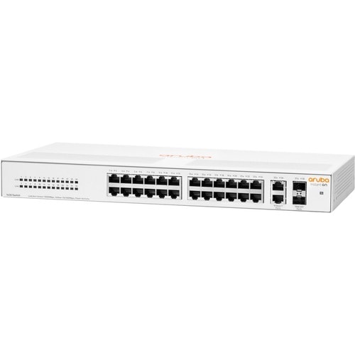 Aruba Instant On 1430 26 Ports Ethernet Switch - Gigabit Ethernet - 10/100/1000Base-T, 1000Base-X - 2 Layer Supported - Mo